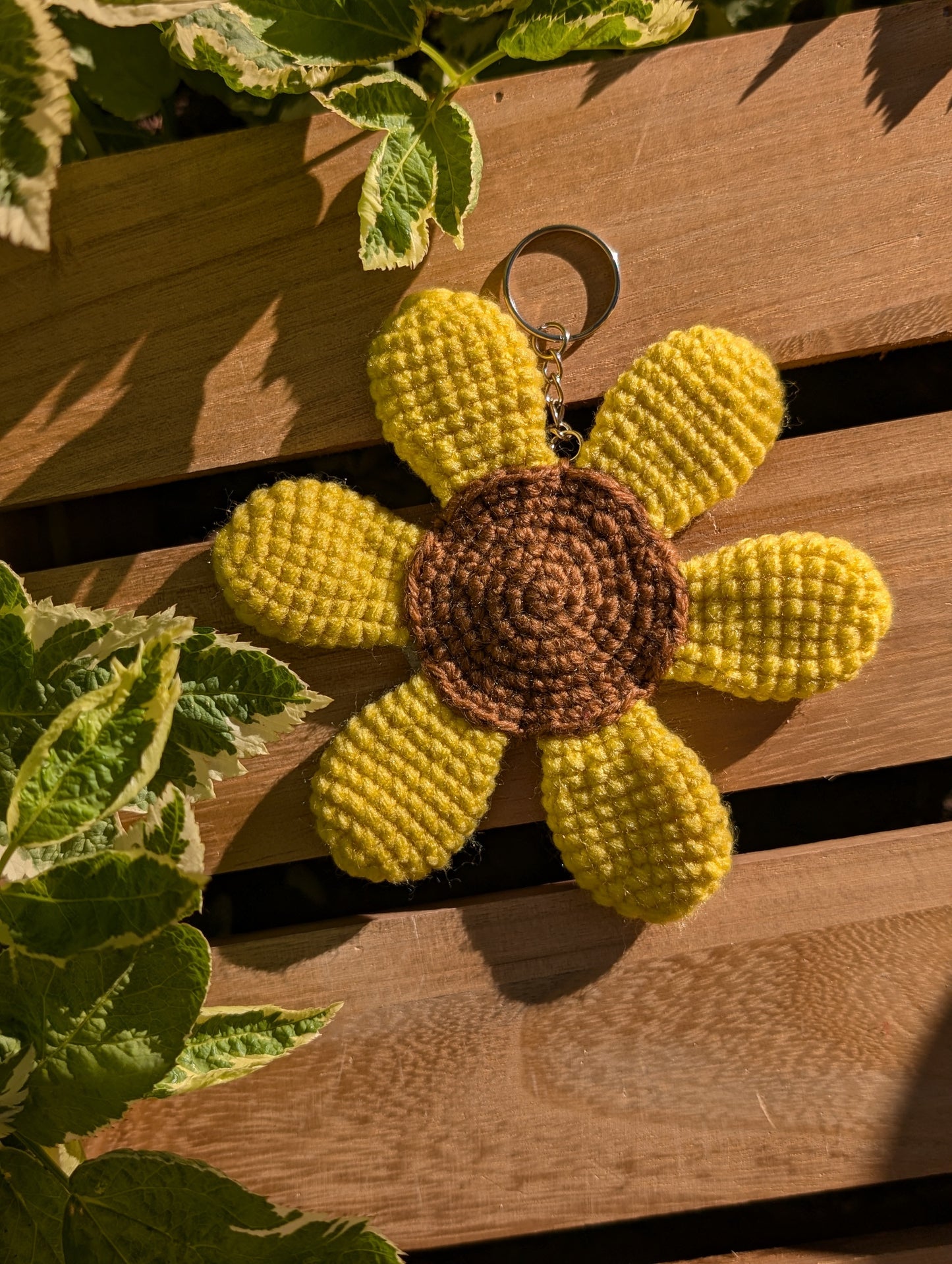 Sunflower Keychain